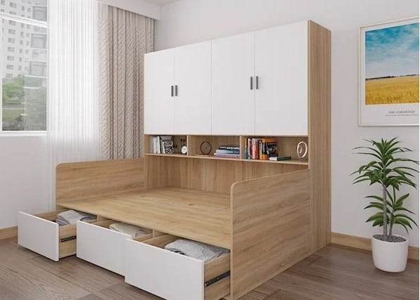 Tháo lắp tủ quần áo một cách cẩn thận