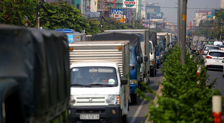 Xe tải bao nhiêu tấn được vào thành phố