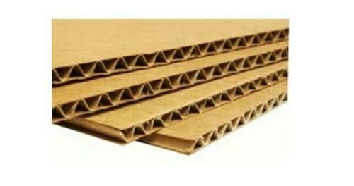 Thùng carton giấy 3 lớp có cấu tạo bao gồm 3 lớp: