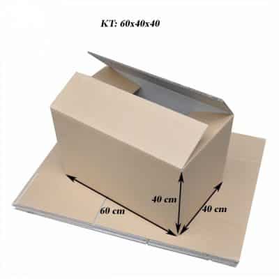 Kích thước thùng giấy carton 60x40x40