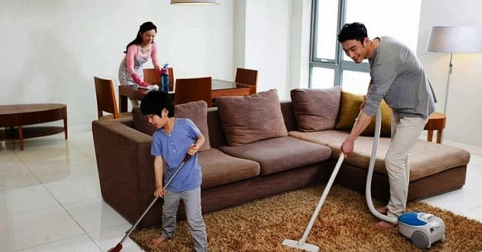dọn dẹp nhà cửa nhanh gọn